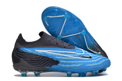 Nike Phantom GX Elite FG Low-Tops Soccer Cleats - Blue/White/Black