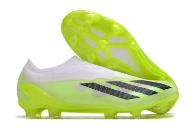 Adidas X Crazyfast.1 LL FG Low-Tops Soccer Cleats - Green/Black/White