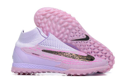 Nike Phantom GX Elite DF TF High-Tops Soccer Shoes - Purple/Pink/Black