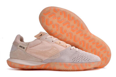 Nike Street Gato IC Low-Tops Soccer Shoes - Pink/Grey