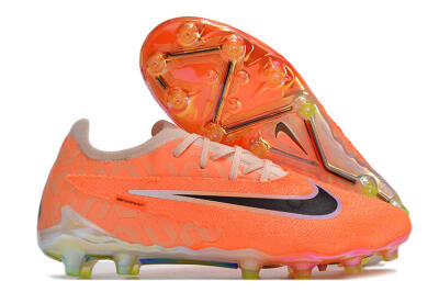 Nike Phantom GX Elite AG Low-Tops Soccer Cleats - Orange/Black/White