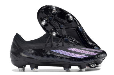Adidas X Crazyfast.1 SG Low-Tops Soccer Cleats - Black/Purple
