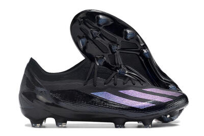 Adidas X Crazyfast.1 FG Low-Tops Soccer Cleats - Black/Purple