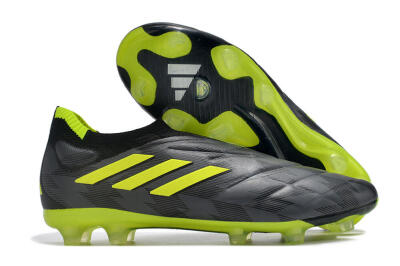 Adidas Copa Pure+ FG Low-Tops Soccer Cleats - Black/Green