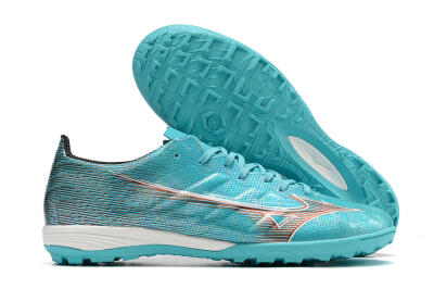 Mizuno Alpha Made in Japan TF Low-Tops Soccer Shoes - Blue/Orange/White