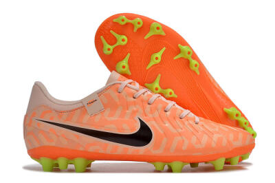Nike Tiempo Legend 10 Academy AG Low-Tops Soccer Cleats - Orange/Pink/Black