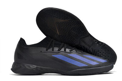 Adidas X Crazyfast.1 IC Low-Tops Soccer Shoes - Black/Blue