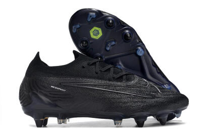 Nike Phantom GX Elite Link Pro SG Low-Tops Soccer Cleats - Black/Blue