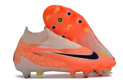 Nike Phantom GX Elite DF Link Pro SG High-Tops Soccer Cleats - Pink/Black/Purple