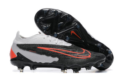 Nike Phantom GX Elite FG Low-Tops Soccer Cleats - Black/White/Red