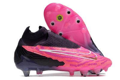 Nike Phantom GX Elite Link Pro SG High-Tops Soccer Cleats - Pink/White/Black