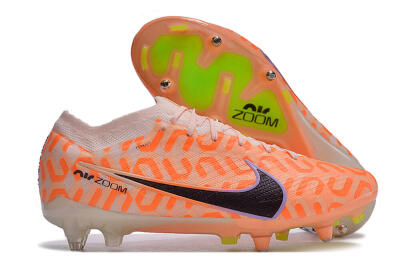 Nike Air Zoom Mercurial Vapor 15 Elite SG Low-Tops Soccer Cleats - Orange/Pink/Black/Purple