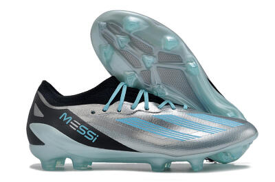 Adidas X Speedportal .1 2022 World Cup Boots FG Low-Tops Soccer Cleats - Silver/Blue/Black