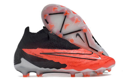 Nike Phantom GX Elite FG High-Tops Soccer Cleats - Red/Black/White