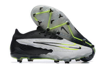Nike Phantom GX Elite FG Low-Tops Soccer Cleats - Grey/Black/Yellow