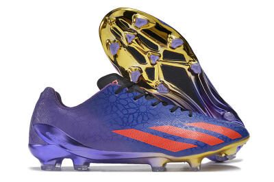 Adidas X Crazyfast.1 FG Low-Tops Soccer Cleats - Blue/Purple/Red