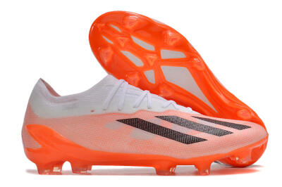Adidas X Crazyfast.1 FG Low-Tops Soccer Cleats - White/Red/Black