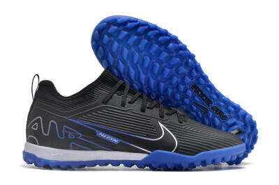 Nike Air Zoom Mercurial Vapor 15 Pro TF Low-Tops Soccer Shoes - Black/White/Blue