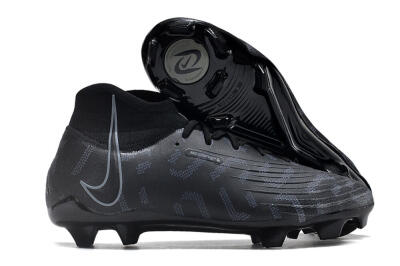 Nike Phantom Luna Elite NU FG High-Tops Soccer Cleats - Black/Grey