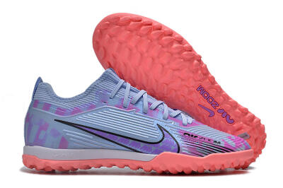 Nike Air Zoom Mercurial Vapor 15 Pro TF Low-Tops Soccer Shoes - Silver/Purple/Red