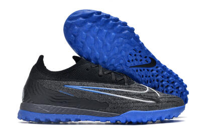 Nike Phantom GX Elite TF Low-Tops Soccer Shoes - Grey/Black/Blue
