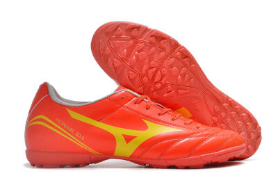Mizuno Monarcida Neo Ckassic TF Low-Tops Soccer Shoes - Red/Gold
