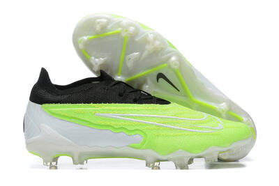 Nike Phantom GX Elite FG Low-Tops Soccer Cleats - Green/Black/Yellow/White