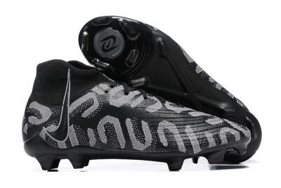 Nike Phantom Luna Elite FG High-Tops Soccer Cleats - Black/Grey