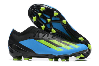 Adidas X Speedportal .1 FG Low-Tops Soccer Cleats - Blue/Black/Yellow