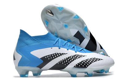 Adidas Predator Accuracy.1 FG High-Tops Soccer Cleats - Blue/Black/White