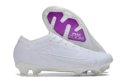 Nike Air Zoom Mercurial Vapor 15 Elite Change Color In Sunlight FG Low-Tops Soccer Cleats - White/Purple