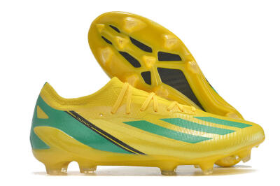 Adidas X Crazyfast.1 FG Low-Tops Soccer Cleats - Yellow/Green/Black