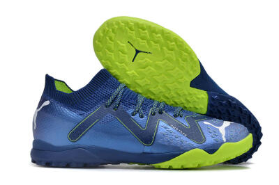 Puma Future Ultimate TF Low-Tops Soccer Shoes - Blue/White/Yellow