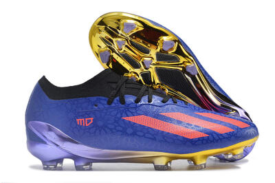 Adidas X Crazyfast.1 Salah FG Low-Tops Soccer Cleats - Blue/Red/Gold