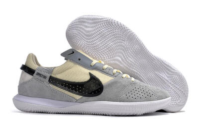 Nike Street Gato IC Low-Tops Soccer Shoes - Grey/Beige/Black/White