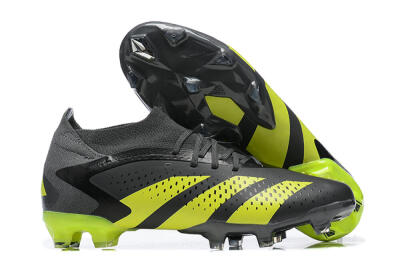 Adidas Predator Accuracy.1 FG High-Tops Soccer Cleats - Black/Yellow