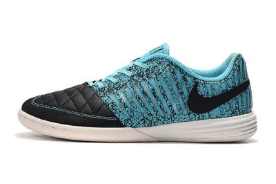 Nike Lunar Gato 2 IC Low-Tops Soccer Shoes - Black/Jade/White