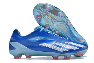 Adidas X Crazyfast+ FG Low-Tops Soccer Cleats - Blue/White/Jade