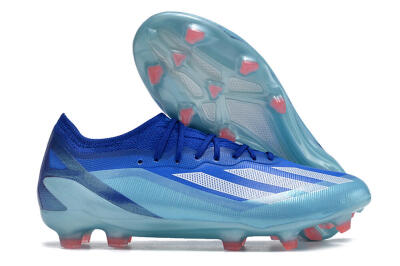 Adidas X Speedportal.1 FG Low-Tops Soccer Cleats - Blue/Silver/Jade