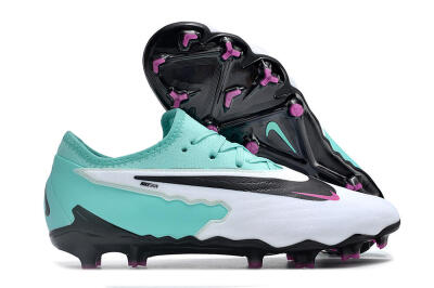 Nike Phantom GX Academy FG Low-Tops Soccer Cleats - Hyper Turquoise/Fuchsia Dream/White/Black
