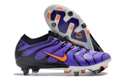 Nike Air Zoom Mercurial Vapor 15 Elite SG Low-Tops Soccer Cleats - Purple/Black/Orange