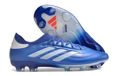 Adidas Copa Pure 2 FG Low-Tops Soccer Cleats - Blue/White