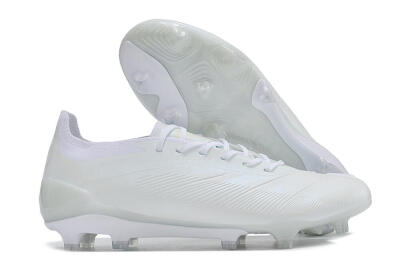 Adidas Predator Accuracy.1 FG Low-Tops Soccer Cleats - White/Beige