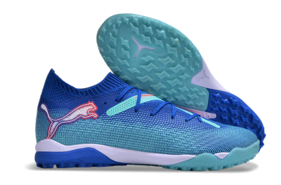 Puma Future Ultimate TF Low-Tops Soccer Shoes - Blue/Jade/Red