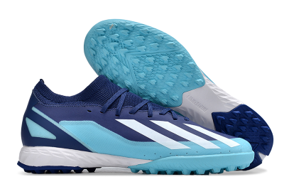 Adidas X Crazyfast.3 TF Low-Tops Soccer Shoes - Blue/Jade/White