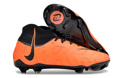 Nike Phantom Luna Elite FG High-Tops Soccer Cleats - Orange/Black