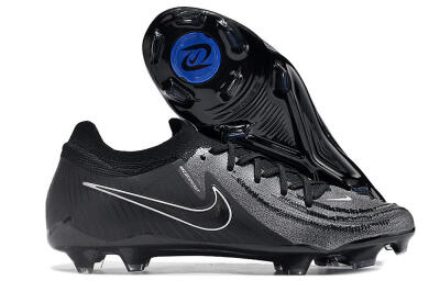 Nike Phantom Luna Elite Low FG Low-Tops Soccer Cleats - Grey/Black/White