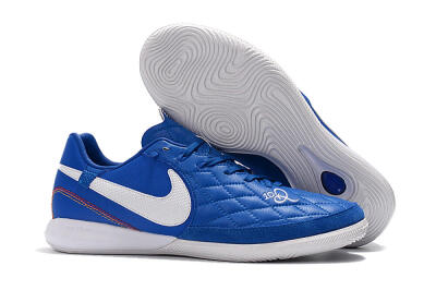 Nike TiempoX Finale IC Low-Tops Soccer Shoes - Blue/White