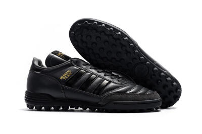 Adidas Copa Mundial Team Astro TF Low-Tops Soccer Shoes - Black/Gold