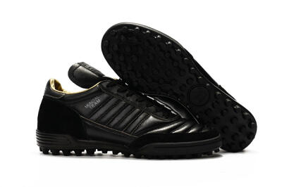 Adidas Copa Mundial Team Astro TF Low-Tops Soccer Shoes - Black/White